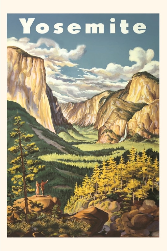 Couverture_Vintage Journal Trevel Poster for Yosemite National Park