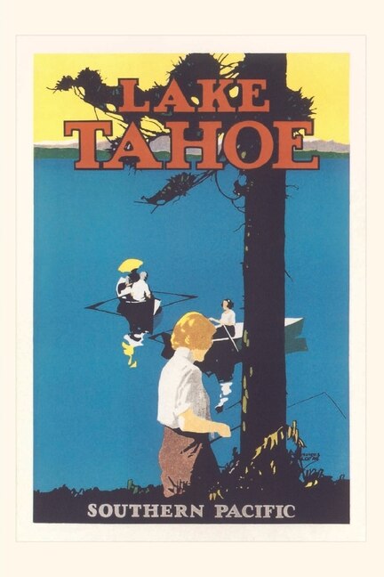 Couverture_Vintage Journal Travel Poster for Lake Tahoe