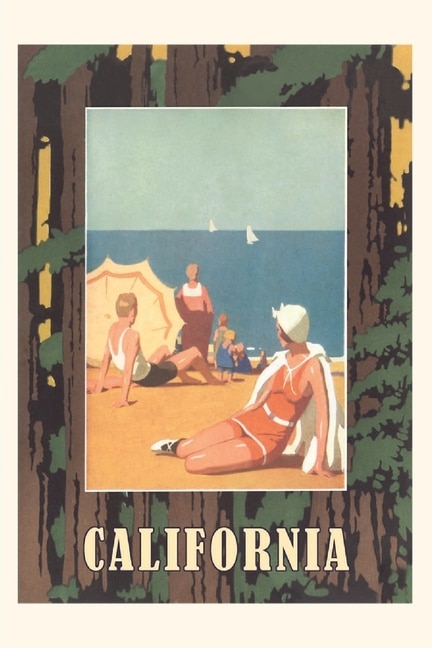 Couverture_Vintage Journal California Travel Poster