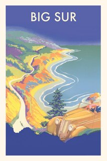 Front cover_Vintage Journal Big Sur Travel Poster