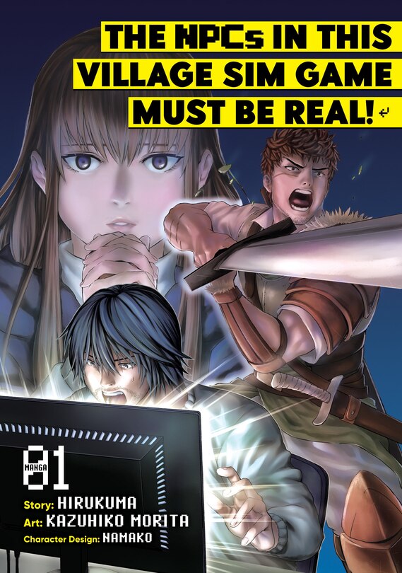 Front cover_The Npcs In This Village Sim Game Must Be Real! (manga) Vol. 1