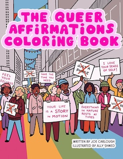 Front cover_Queer Affirmations Coloring Book, The