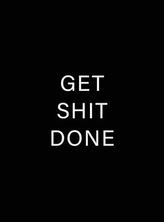 Get Shit Done: 2021-2022 Monthly Planner 8.5 X 11 With Black Cover (hardcover)
