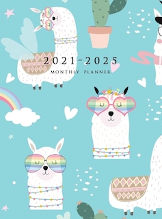 Front cover_2021-2025 Monthly Planner Hardcover