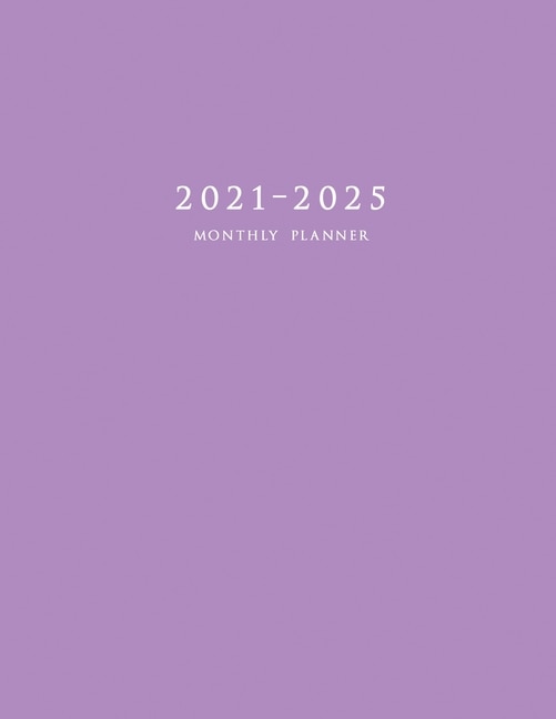Front cover_2021-2025 Monthly Planner