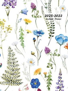2021-2022 Academic Planner: Large Weekly And Monthly Planner With Inspirational Quotes And Floral Cover Volume 2 (hardcover)
