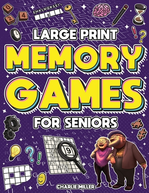 Front cover_Memory Games for Seniors (Large Print)