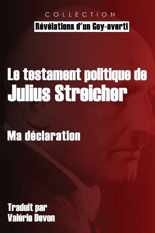 Couverture_Le testament politique de Julius Streicher