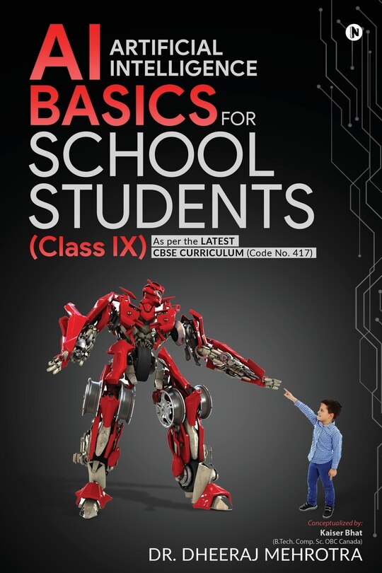 Front cover_AI - Artificial Intelligence Basics For School Students (Class IX)