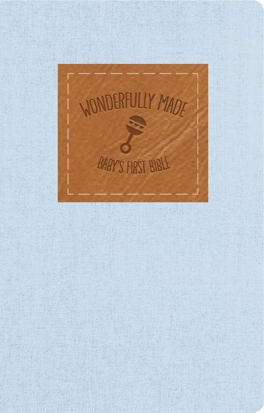 Couverture_KJV, Wonderfully Made New Testament and   Psalms: Baby Boy's First Bible, Softcover, Blue