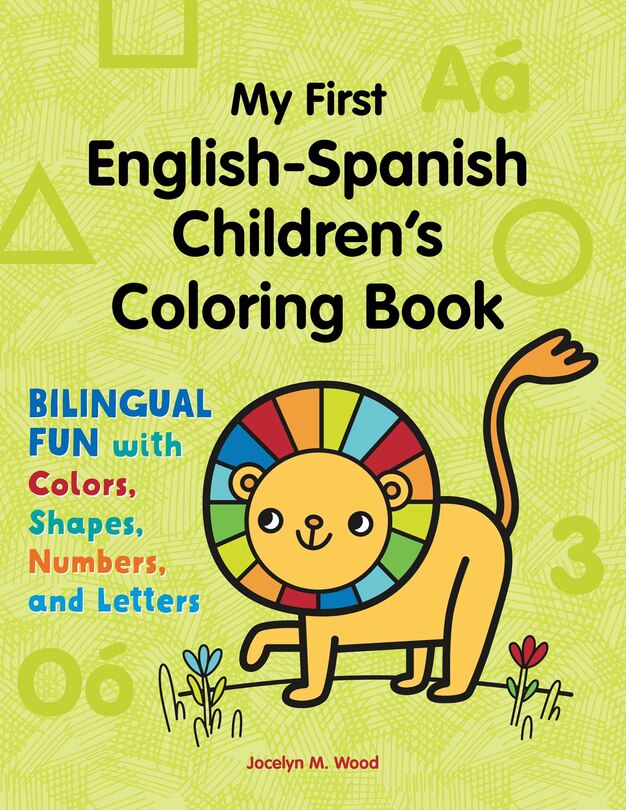 Front cover_My First English-spanish Children's Coloring Book