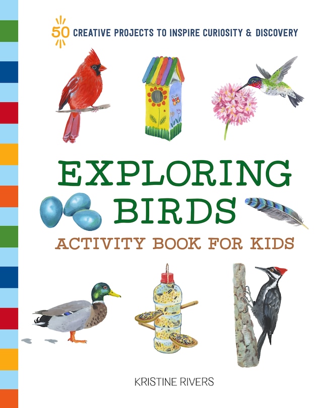 Front cover_Exploring Birds Activity Book for Kids
