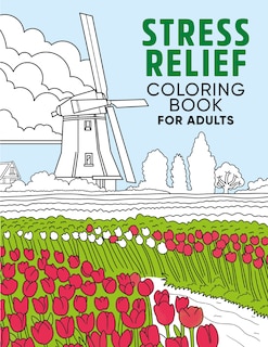 Front cover_Stress Relief Coloring Book For Adults