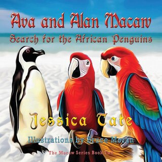 Front cover_Ava and Alan Macaw Search for African Penguins