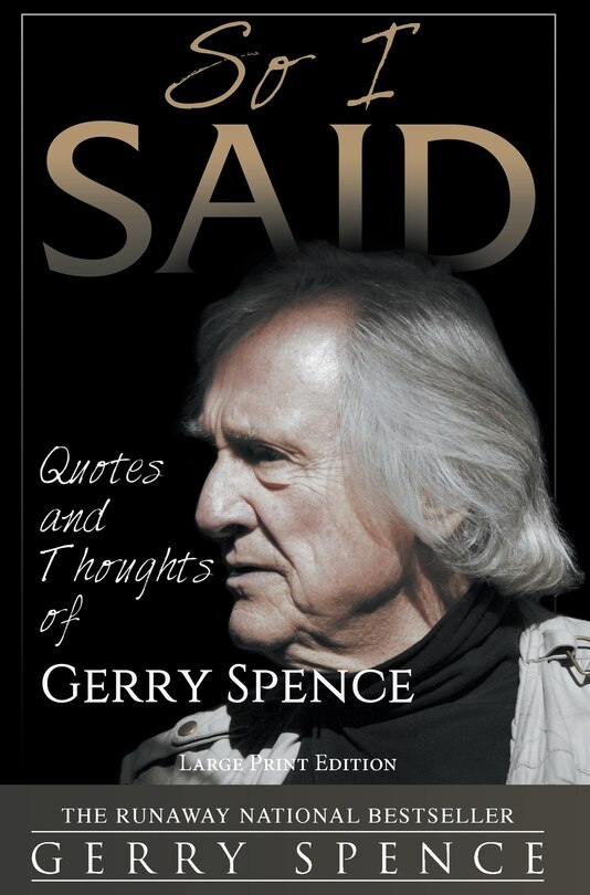 Front cover_So I Said (LARGE PRINT)
