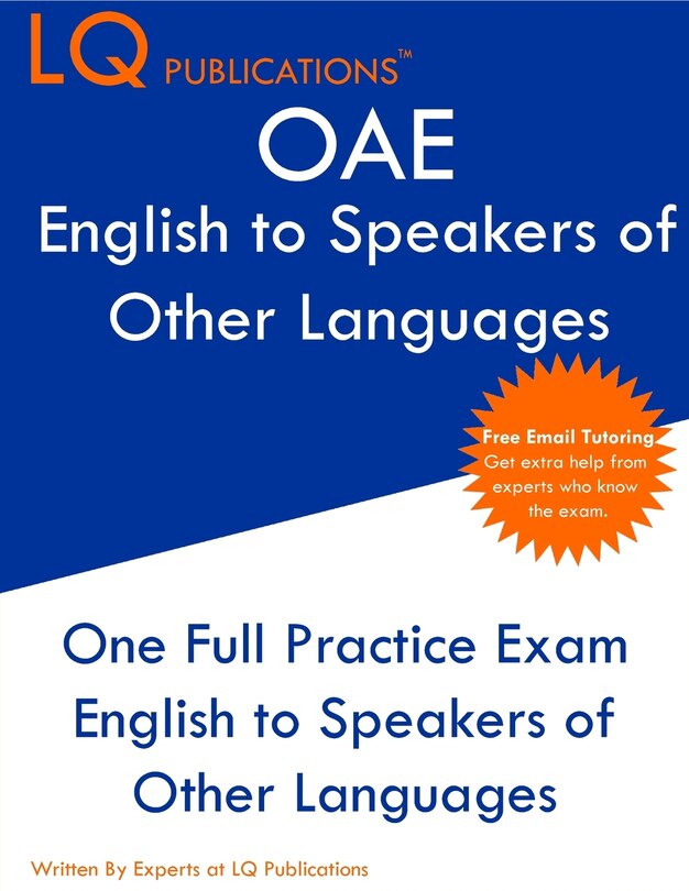 Front cover_OAE English to Speakers of Other Languages