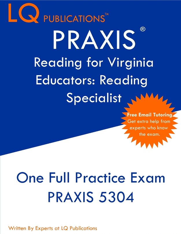 Front cover_PRAXIS Reading for Virginia Educators Reading Specialist