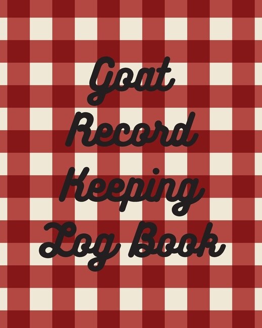 Front cover_Goat Record Keeping Log Book