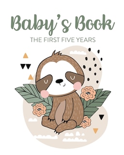 Baby's Book The First Five Years: Memory Keeper First Time Parent As You Grow Baby Shower Gift