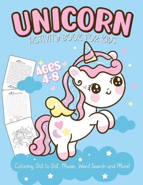 Couverture_Unicorn Activity Book For Kids Ages 4-8