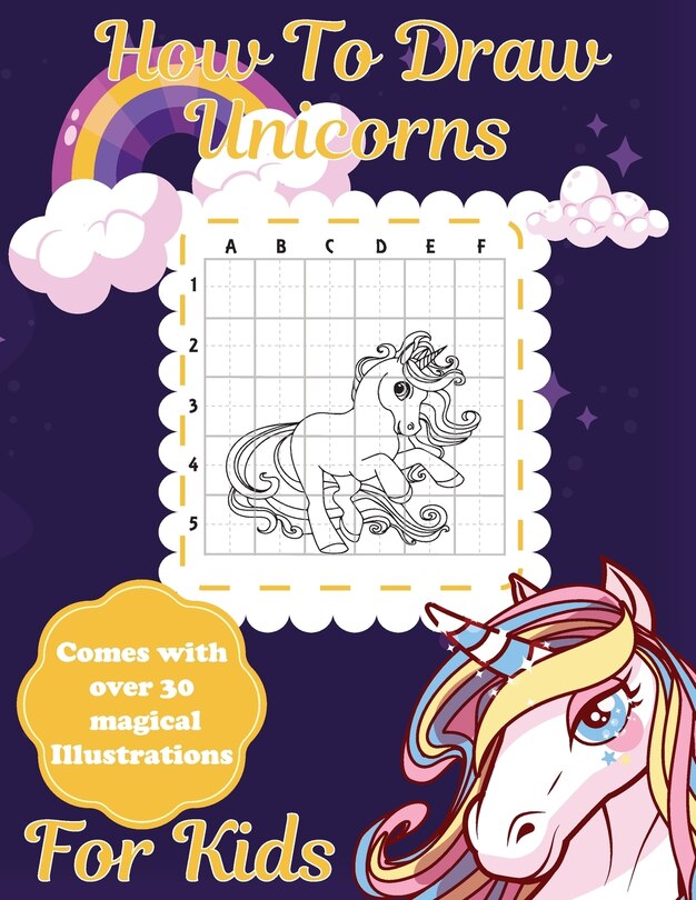Front cover_How To Draw Unicorns For Kids