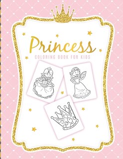 Front cover_Princess Coloring Book For Kids