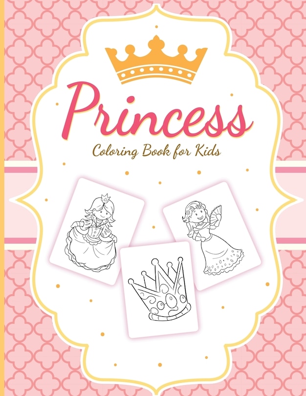 Couverture_Princess Coloring Book For Kids