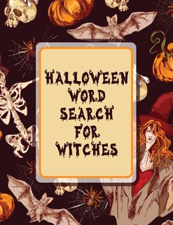 Front cover_Halloween Word Search For Witches