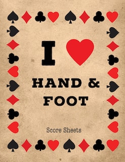 Front cover_Hand And Foot Score Sheets