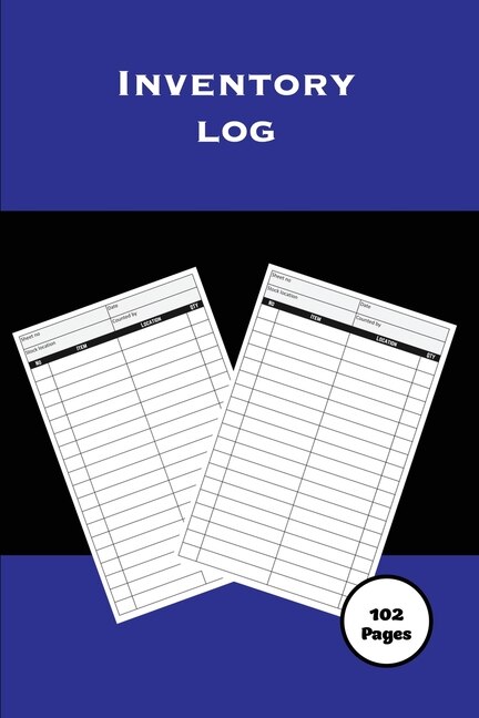 Front cover_Inventory Log