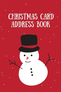 Front cover_Christmas Card Address Book