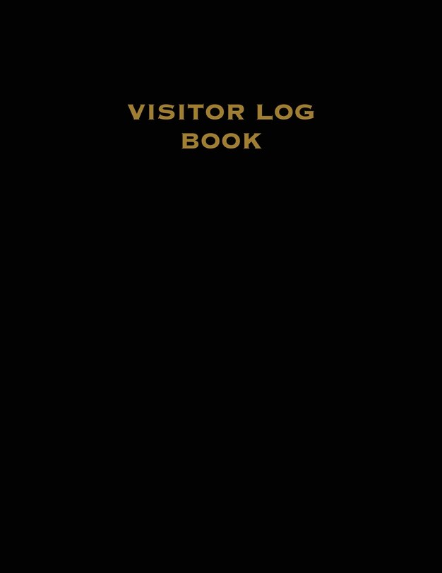 Front cover_Visitor Log Book