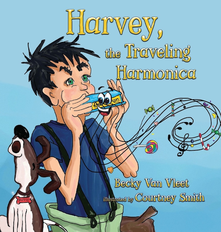 Front cover_Harvey, the Traveling Harmonica