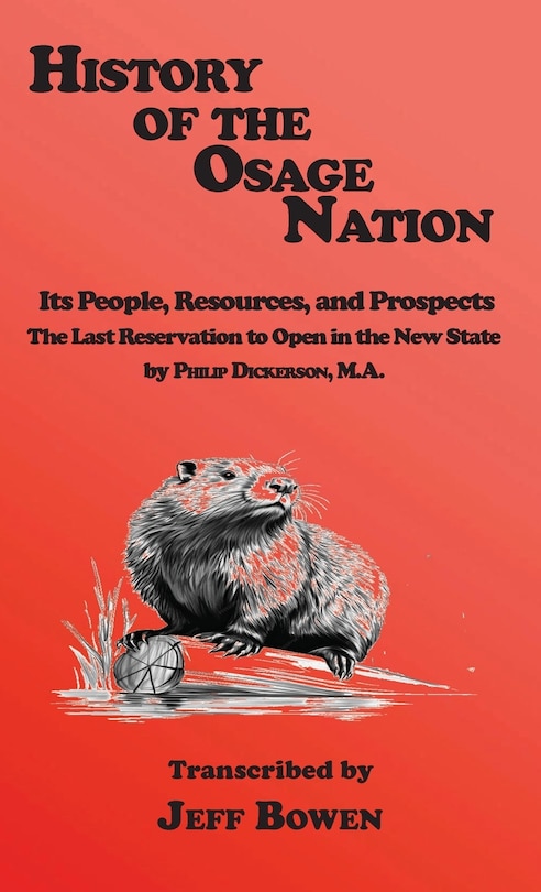 Front cover_History of the Osage Nation