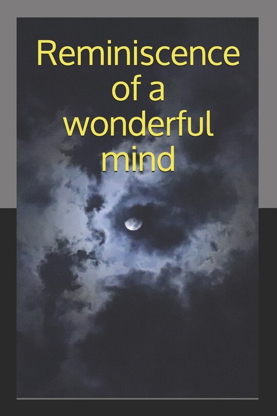 Couverture_Reminiscence of a wonderful mind