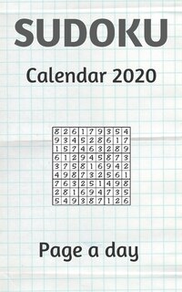 sudoku calendar 2020 page a day: shortz difficult sudoku 100+ (8 x 6 Inches)