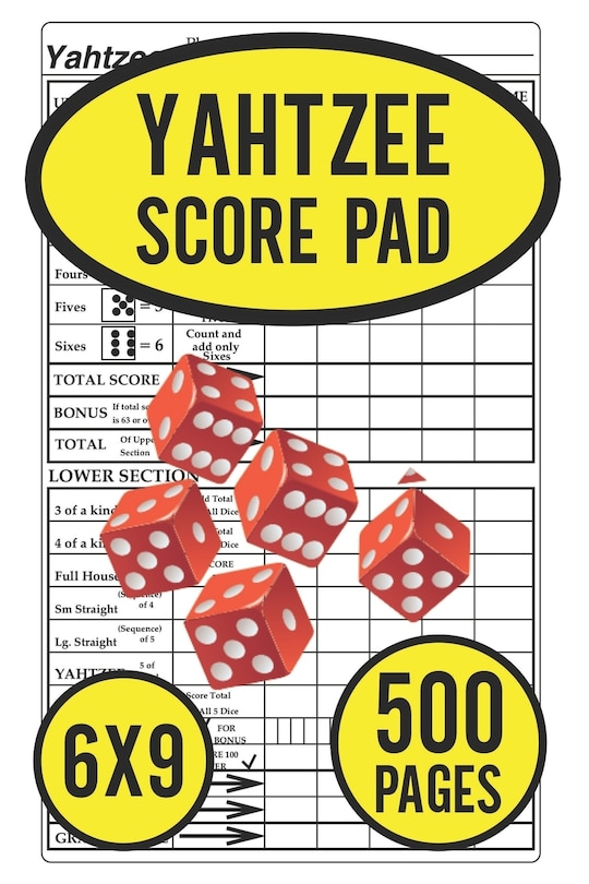 Front cover_Yahtzee Score Pad