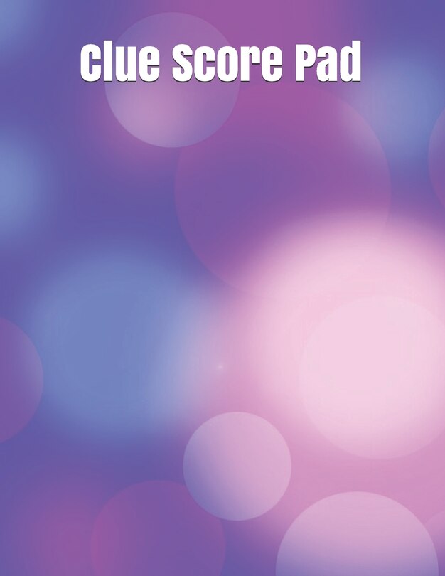 Front cover_Clue Score Pad