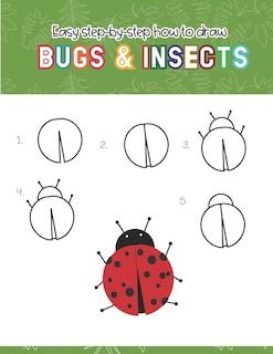 Front cover_Easy step-by-step How to Draw Insects and Bugs