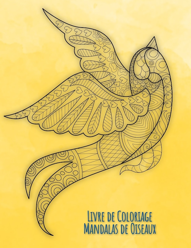 Couverture_Livre de Coloriage Mandalas de Oiseaux