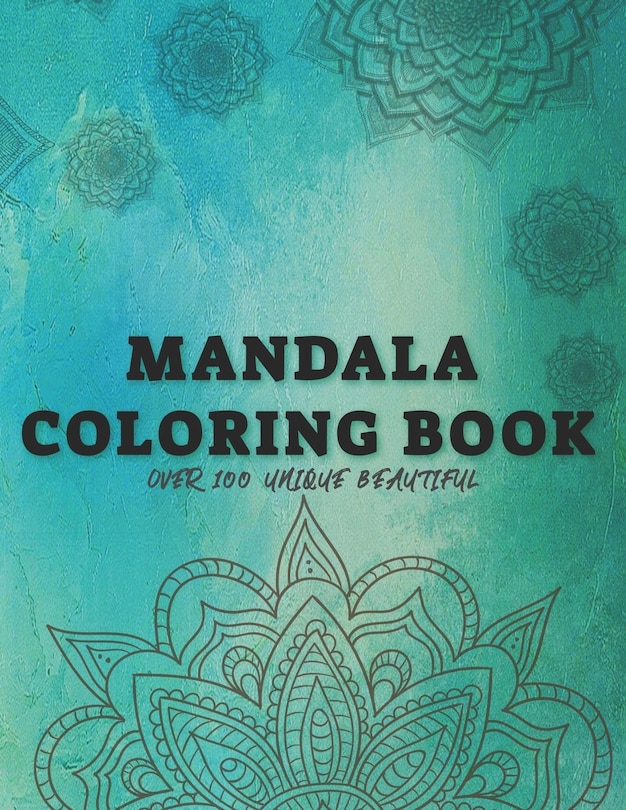 Front cover_Big Coloring Book with over 100 unique beautiful