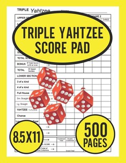 Couverture_Triple Yahtzee Score Pad