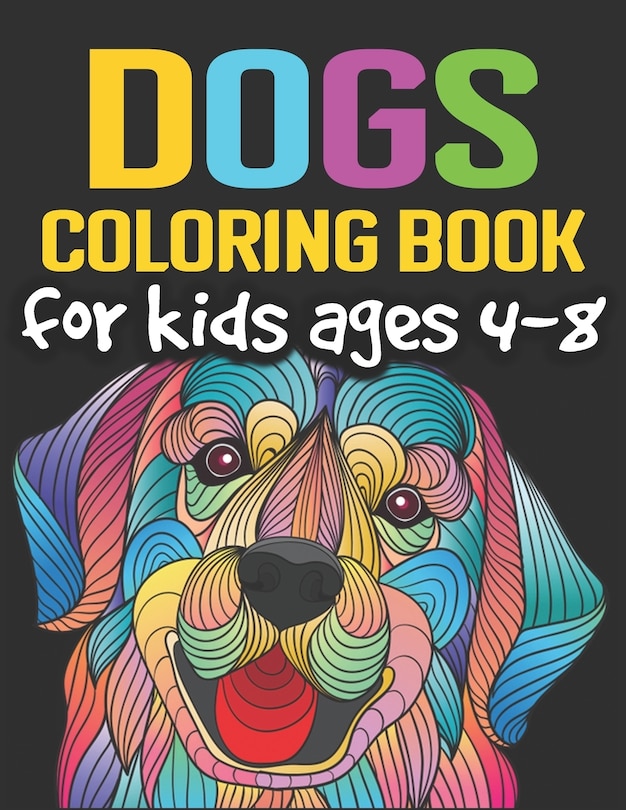Couverture_Dogs Coloring Book for Kids Ages 4-8
