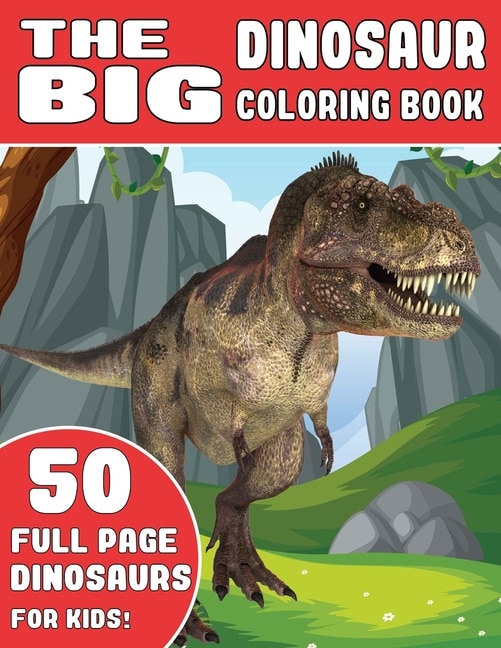 Front cover_The Big Dinosaur Coloring Book