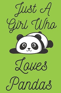 Front cover_Just A Girl Who Loves Pandas
