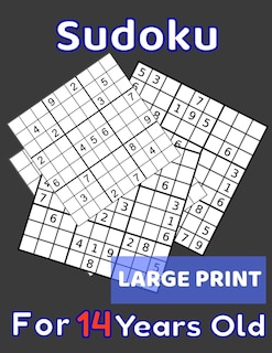 Front cover_Sudoku For 14 Years Old Large Print