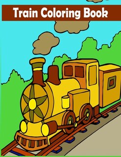 Couverture_Train Coloring Book