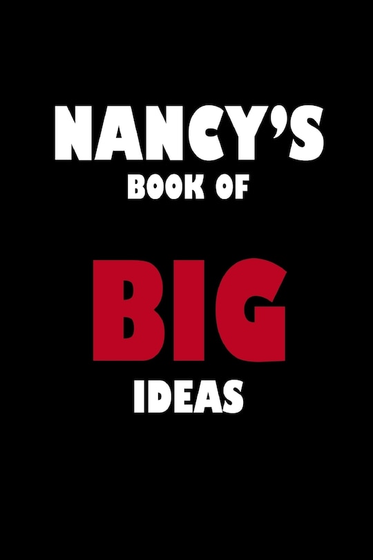 Couverture_Nancy's Book of Big Ideas