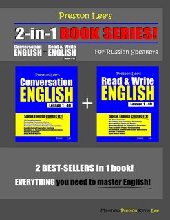 Couverture_Preston Lee's 2-in-1 Book Series! Conversation English & Read & Write English Lesson 1 - 40 For Russian Speakers