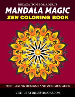 Front cover_Mandala Magic Zen Coloring Book